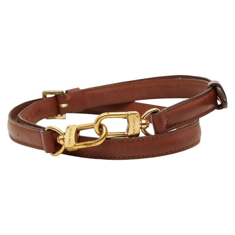 Louis Vuitton Brown Leather Shoulder Bag