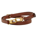 Louis Vuitton Brown Leather Shoulder Bag