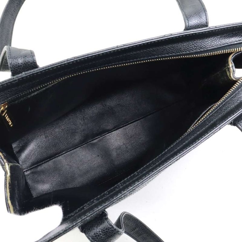 Chanel Shoulder Caviar Black Bag — view 5