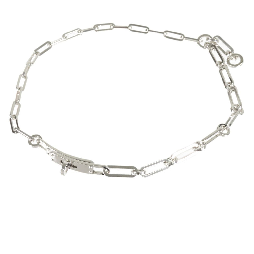 Hermes Kelly Chaine Silver Double Tour 17 Bracelet — view 2