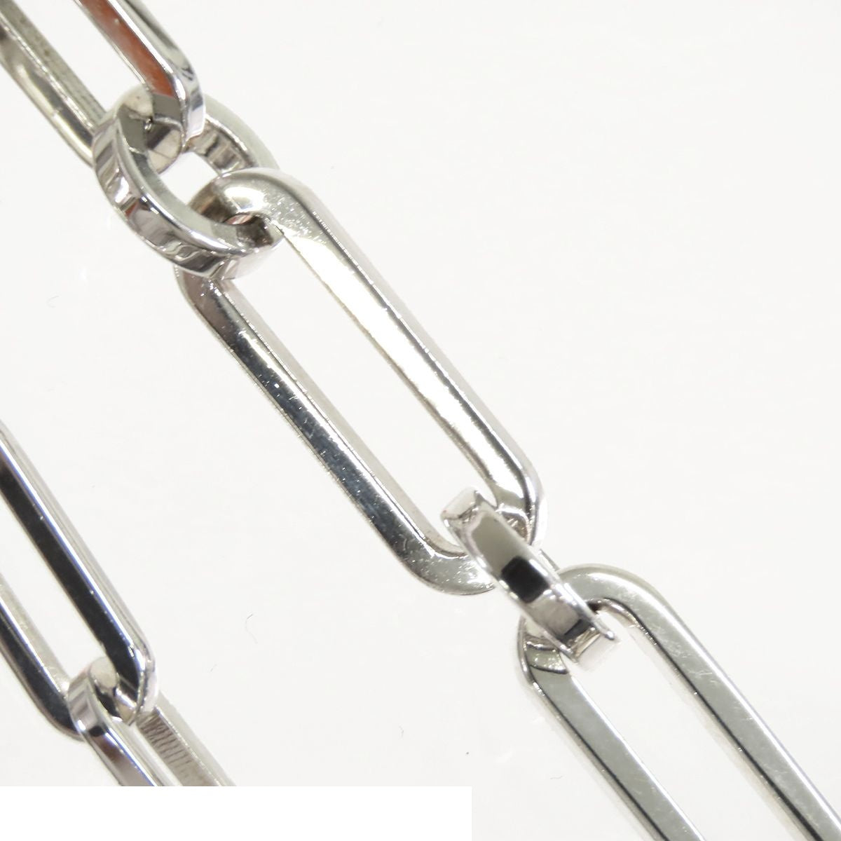 Hermes Kelly Chaine Silver Double Tour 17 Bracelet — view 5
