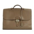 Hermes Sac A Depeches 38 Etoupe Taurillon Clemence F Stamp