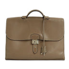 Hermes Sac A Depeches 38 Etoupe Taurillon Clemence F Stamp