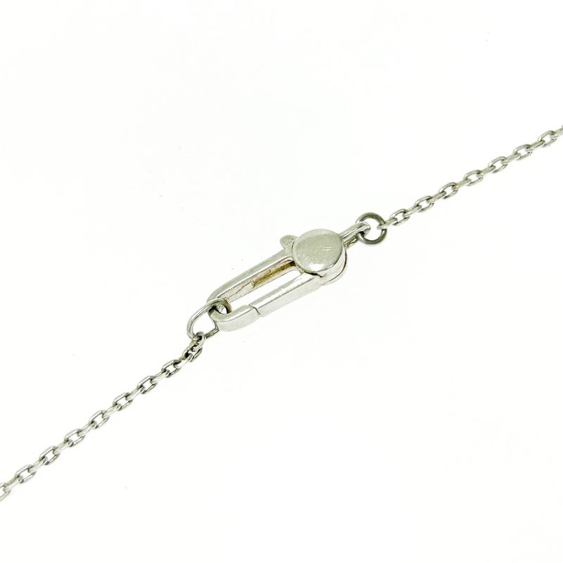 Gucci Silver Logo Square Plate Necklace 6.0 g 925 Engraved — view 6
