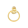 Gucci GG Running Swing Earrings 18K YG Yellow Gold 750 one Ear Only