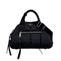 Prada 2-Way Bag Bomber Black Nero Re-Nylon Boston Nylon