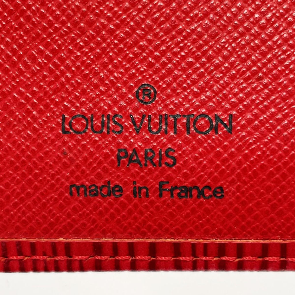 Louis Vuitton Epi Continental Viennois Red Bifold Long Wallet — view 6
