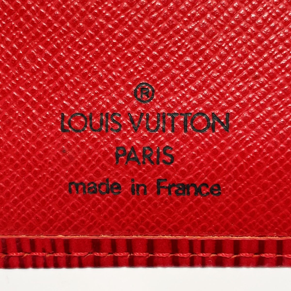 Louis Vuitton Epi Continental Viennois Red Bifold Long Wallet — view 6