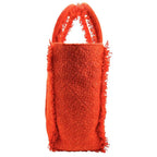 Chanel Tweed Tote Bag Zip Shopping Gold Hardware — view 3