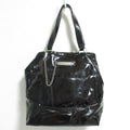 Celine Enamel Chain Tote Black