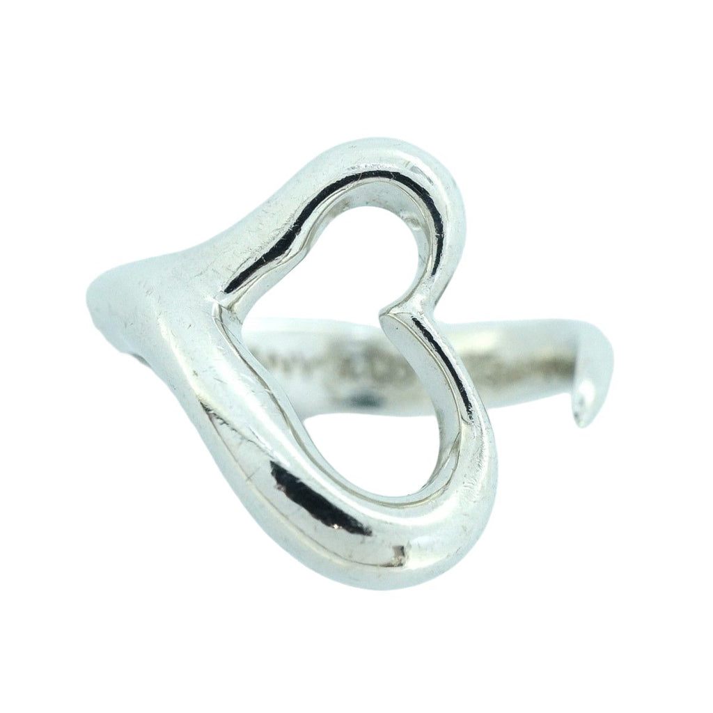 Tiffany & Co Ring Open Heart 925 Sterling Silver — view 2