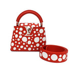 Louis Vuitton Lvyk Capucines Mini Red Infinity Yayoi — view 2
