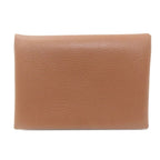 Hermes Calvi Duo Silver Card Case Calf