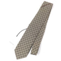 Gucci 100% Silk GG Logo All-over Webline Tie Regular Beige