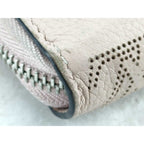 Louis Vuitton Wallet Zippy Jasmine Pink Mahina Zip Around Silver — view 3