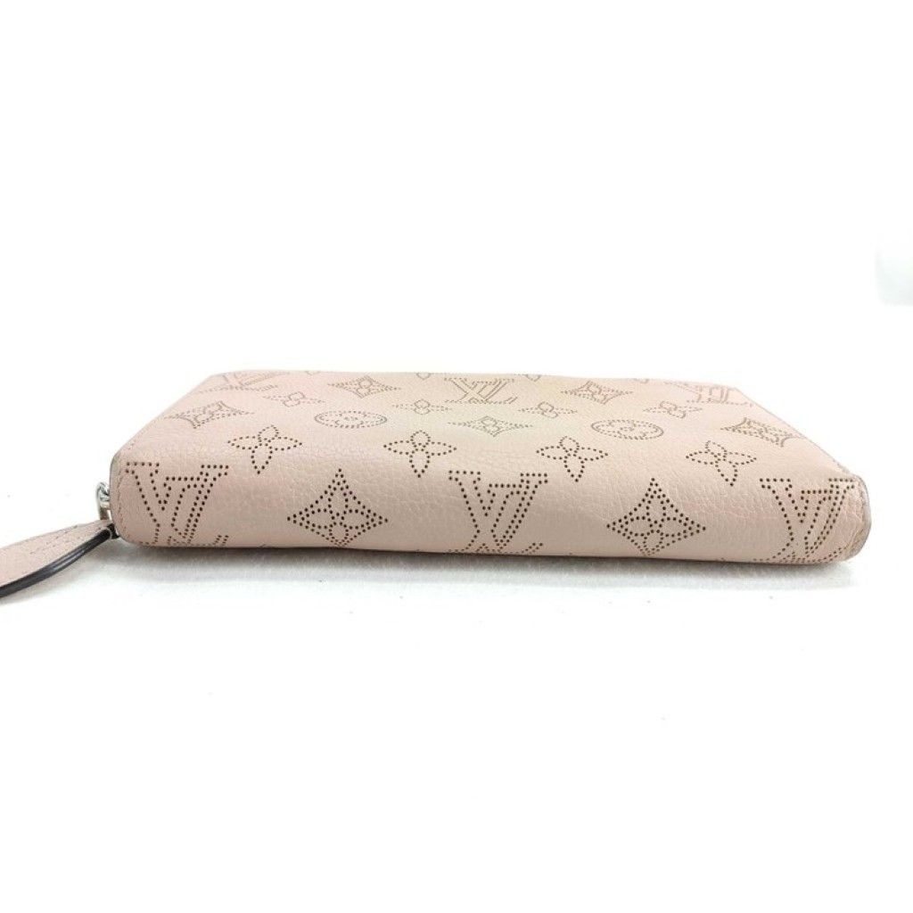 Louis Vuitton Wallet Zippy Jasmine Pink Mahina Zip Around Silver — view 4