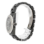 Chanel Diamond Black Dial Watch — view 2