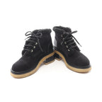 Chanel Boots CC Logo Suede Leather — view 3