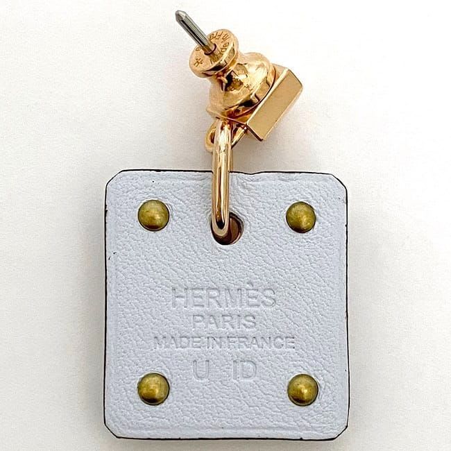 Hermes Earrings As de Coeur Pink — view 7