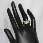 Hermes H Logo Ring No 12.5 SV 925 AU 750 Combi E1400 — view 6