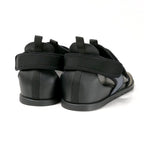 Hermes Giorno Sandals Size 44 Thong Shoes Khaki Black — view 3