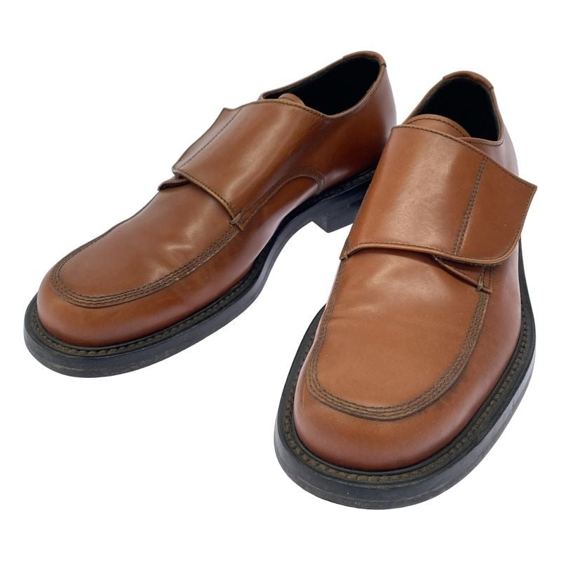 Prada Leather Loafer Shoes Brown
