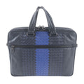 Bottega Veneta Intrecciato Leather Business Briefcase Black