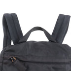 Prada Tessuto Nylon Triangle Logo Backpack Black — view 2