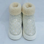 Gucci Boots Merino Wool 36.5 Grey Silver Shoes — view 3