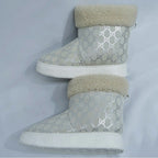 Gucci Boots Merino Wool 36.5 Grey Silver Shoes — view 4