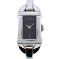 Gucci Watch Bangle Horsebit Gray Dial SS Quartz Analog Movement