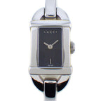 Gucci Watch Bangle Horsebit Gray Dial SS Quartz Analog Movement