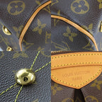 Louis Vuitton Handbag Tivoli PM Monogram Nubuck Brown — view 5