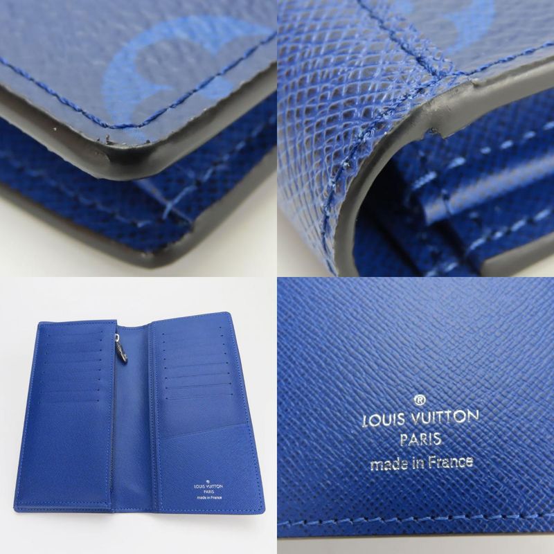 Louis Vuitton Long Wallet Portefeuille Brazza Taiga Llama Monogram — view 6