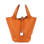 Hermes Picotin Lock PM Fu Silver Taurillon Handbag
