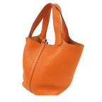 Hermes Picotin Lock PM Fu Silver Taurillon Handbag — view 2