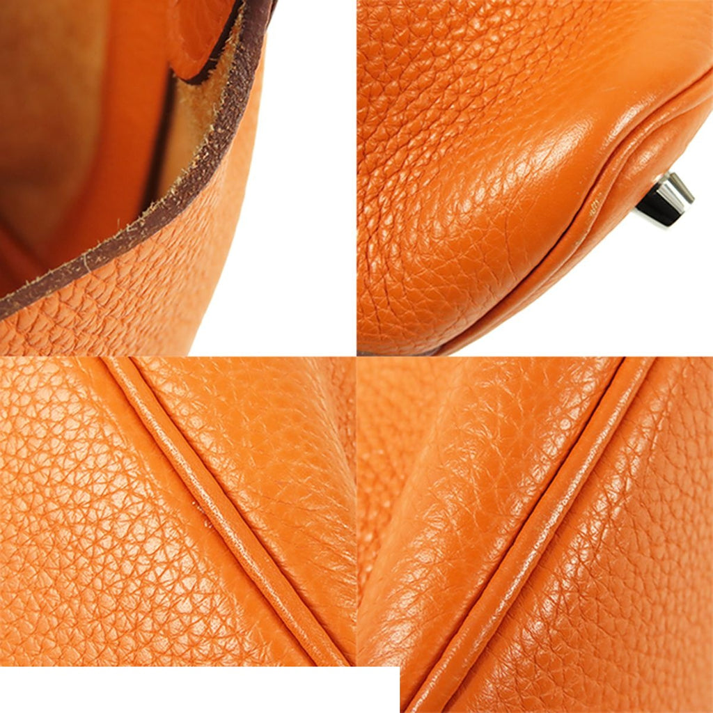 Hermes Picotin Lock PM Fu Silver Taurillon Handbag — view 7