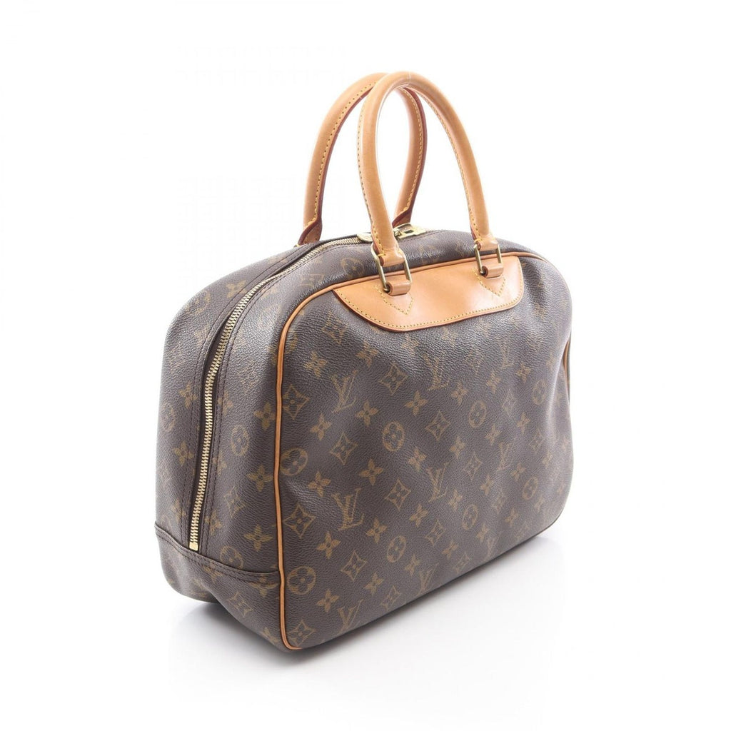 Louis Vuitton Handbag Deauville Bowling Vanity Canvas Leather — view 2