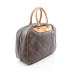 Louis Vuitton Handbag Deauville Bowling Vanity Canvas Leather — view 2