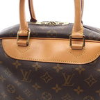Louis Vuitton Handbag Deauville Bowling Vanity Canvas Leather — view 9