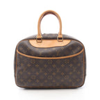 Louis Vuitton Handbag Deauville Bowling Vanity Canvas Leather