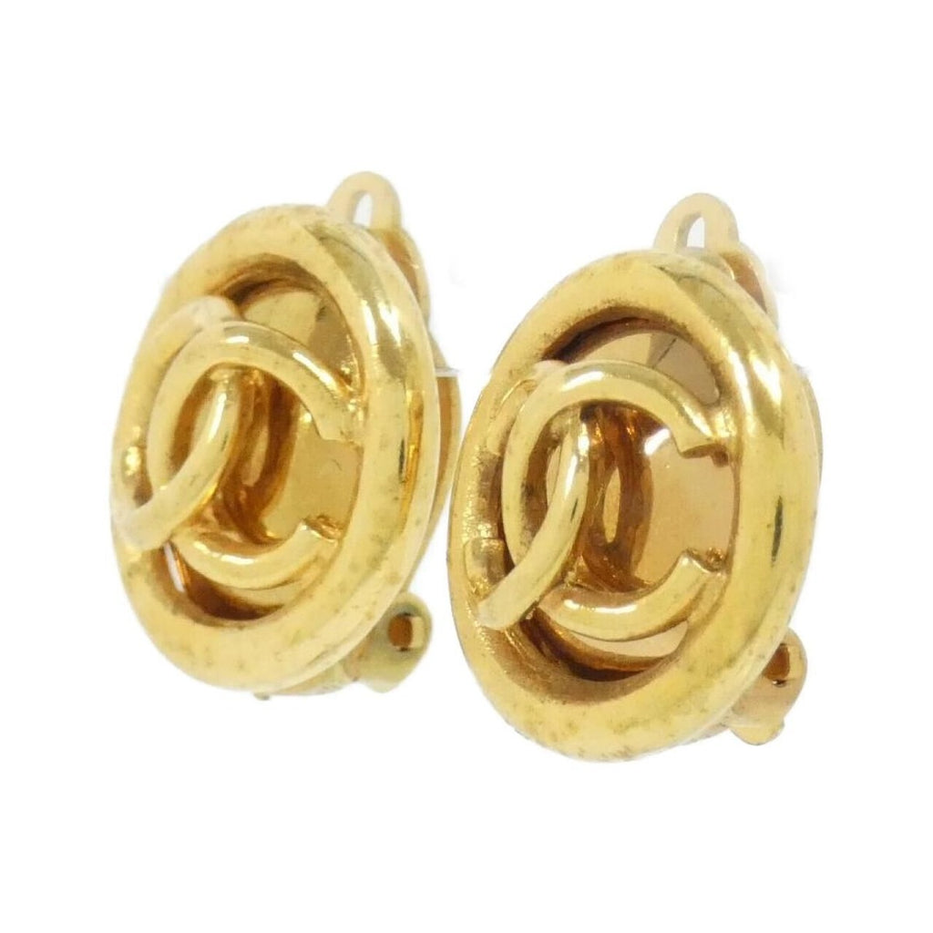 Chanel Vintage Earrings Gold — view 2