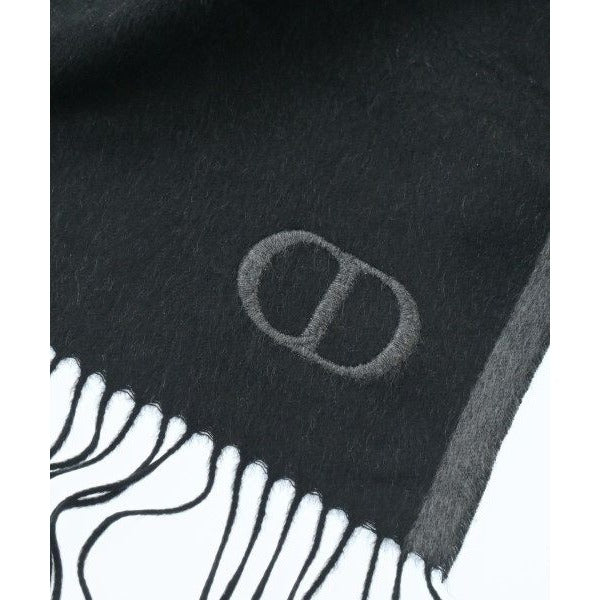 Dior Homme Scarf Silk Black Gray — view 3