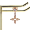 Louis Vuitton Monogram Earrings 18K Pink Gold Flower