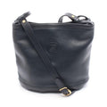 Gucci Shoulder Bag Interlocking G 001 14 0934 Navy Leather