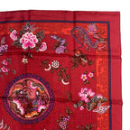 Hermes Carre 90 100% Silk Scarf Turandot Red Box — view 4
