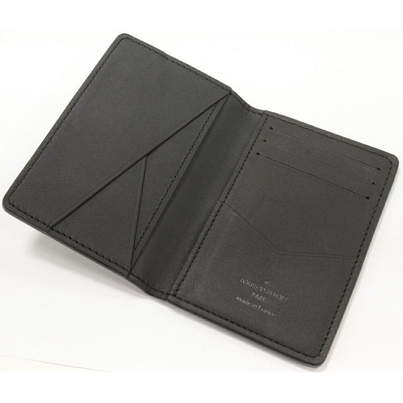 Louis Vuitton Bifold Card Case Pass Damier Infini Onyx Organizer De Poche — view 5