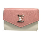 Louis Vuitton Portefeuille Lock Mini Taurillon Leather Pink Compact
