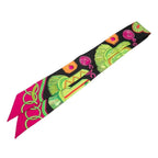 Hermes Twilly Epaulettes Epaulette Scarf Black Multicolor Silk