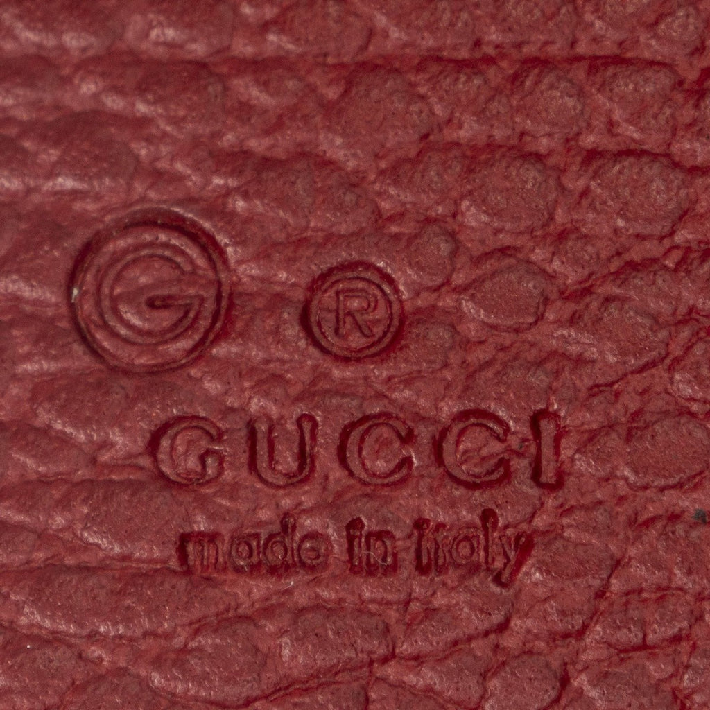 Gucci Red Grain Calfskin Leather — view 4